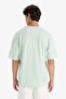 100% Cotton Boxy Fit Crew Neck Printed Short Sleeve T-Shirt F8565Ax25Hs - 7