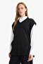 V-Neck Side Tie Knitwear Sweater F1100Ax25Au - 3