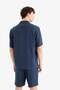 Relax Fit Polo Collar Linen Blended Short Sleeve Shirt D9882Ax25Au - 7