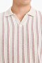Regular Fit Polo Neck Striped Short Sleeve T-Shirt F1858Ax25Au - 5