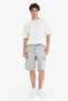 100% Cotton Baggy Fit Cargo Pocket Jean Bermuda Shorts F5022Ax25Sm - 4