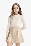 Pleated Gabardine Skirt Girls' E9322A825AU - 4