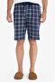 100% Cotton Regular Fit Pajama Set Short Sleeve Top Checkered Shorts E7158Ax25Hs - 7