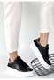 Jetan Black Patent Leather Lace-Up Sports Shoes - 4