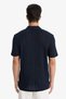 Knit-Look Polo Collar Perforated Short-Sleeve T-Shirt F4318AX25AU - 6