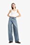 100% Cotton Carpenter Fit High Waist Long Leg Jean Trousers E7783Ax25Au - 5