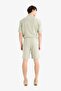Relax Fit Waist Lace-Up Linen Blend Bermuda Shorts D9913Ax25Au - 6