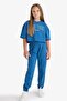 2-Piece Set Printed Short-Sleeve T-Shirt and Elastic Waist Sweatpants for Girls E6414A825AU - 3