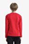 Crew Neck Basic Plain Long Sleeve School T-Shirt Boys K1686A625Au - 6