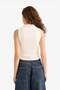 Fitted Half Turtleneck Ribbed Undershirt F7896Ax25Au - 4