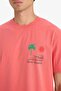 100% Cotton Regular Fit Crew Neck Printed Short Sleeve T-Shirt F8543Ax25Hs - 5