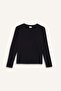 Okul Crew Neck Basic Ribbed Long Sleeve T-Shirt Girl Child B2387A825Au - 7