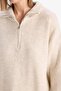 Relax Fit Half-Zip Knit Sweater F3897AX25WN - 5