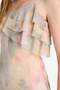 Frilly Collar Floral Tulle Strap Mini Dress F6148Ax25Au - 4