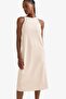 Ultra Soft Round Neck Modal Sleeveless Midi Dress F6186Ax25Sm - 4