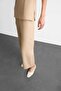 Zipper High Waist Short Leg Ankle Length Linen Blend Pants F7982Ax25Sm - 5