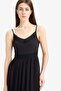 A-Line V-Neck Cotton Sleeveless Midi Dress E6082Ax25Sm - 4
