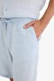 100% Linen Relax Fit Bermuda Shorts F4599Ax25Hs - 5