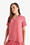 Regular Fit Crinkle Viscose Short Sleeve Shirt F5835Ax25Sm - 5