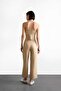 Zipper High Waist Short Leg Ankle Length Linen Blend Pants F7982Ax25Sm - 6