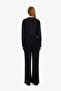 Relax Fit Knitwear Trousers Basic Elastic Waist Wide Leg V0088Az25Wn - 7