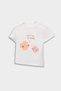 Crew Neck Printed Combed Cotton 2-Piece Short Sleeve T-Shirt Baby Girl Newborn E8246A525Sm - 3