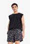 Patterned Mesh Lined Short Length Swim Shorts E0951Ax25Hs - 2