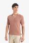 100% Cotton Standard Fit Polo Neck Short Sleeve Knit T-Shirt E5860Ax25Sm - 3