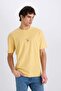 100% Cotton Boxy Fit Crew Neck Printed Short Sleeve T-Shirt E0911Ax25Sm - 6