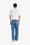 Soft Textured Wide Leg Jean Trousers F3906Ax25Sm - 6
