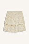 A-Line Floral Regular Waist Crinkle Viscose Mini Skirt F5130Ax25Sm - 6