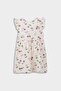 Patterned Short Sleeve Dress Baby Girl A0136A525Sm - 3