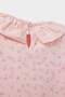 Floral Ribbed Camisole Short Sleeve T-Shirt Baby Girl E2962A525Sm - 4