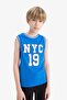 2-Piece Set Printed Athlete Shorts with Elastic Waistband for Boys E8825A825Hs - 5