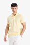 100% Cotton Slim Fit Polo T-Shirt E2633Ax25Sm - 4