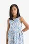 Patterned Sleeveless Dress Girl Child F5257A825Sm - 3