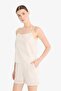 High Waist Pocketed Straight Leg Shorts F0465Ax25Sm - 5
