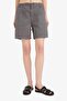 100% Cotton Regular Waist Gabardine Shorts F3318Ax25Sm - 5
