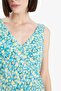 V-Neck Floral Moroccan Sleeveless Mini Dress F6003Ax25Sm - 4