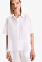 100% Cotton Regular Fit Muslin Shirt F0884Ax25Sm - 3