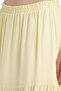 High Waist Cotton Lined Crinkle Viscose Maxi Skirt D5033Ax25Sm - 7