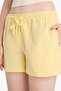 100% Cotton A-Line Regular Waist Muslin Shorts F2868Ax25Sm - 5