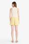 100% Cotton A-Line Regular Waist Muslin Shorts F2868Ax25Sm - 6