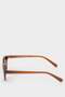 Round Coffee Plastic Frame Black Glass Polarized Sunglasses Girls Child F4348A8Ns - 3