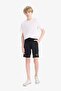 100% Cotton Elastic Waist Printed Shorts for Boys C6286A824Hs - 2