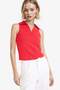 100% Cotton Slim Fit Polo Collar Ribbed Undershirt F4433Ax25Sm - 3