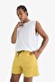 Quick-Drying Basic Mesh Lined Flexible Textured Short Length Swim Shorts C5138Ax25Hs - 4