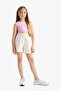 2-Piece Set Printed Sleeveless T-Shirt Shorts Girl Child E4758A825Hs - 3