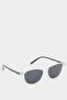 Round Clear Plastic Frame Black Glass Polarized Sunglasses Girls Kids F4312A8Ns