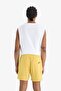 Quick-Drying Basic Mesh Lined Flexible Textured Short Length Swim Shorts C5138Ax25Hs - 7